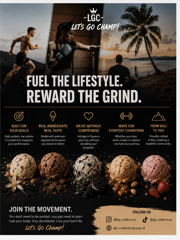 Fuel the lifestyle. Reward the grind.