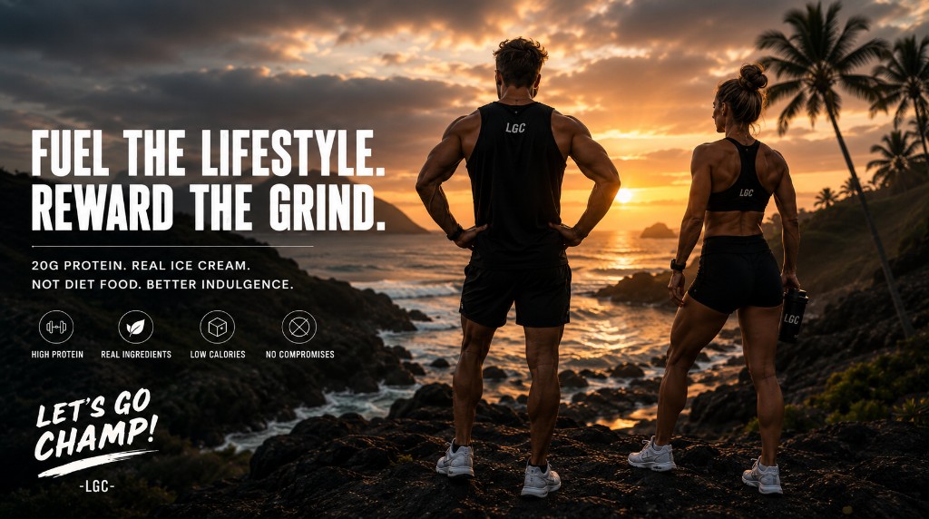 Let's Go Champ! — fuel the lifestyle, reward the grind